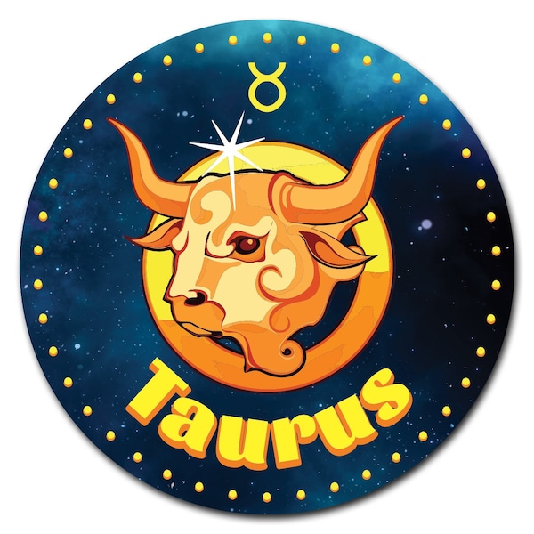 Taurus Circle Corrugated Plastic Sign